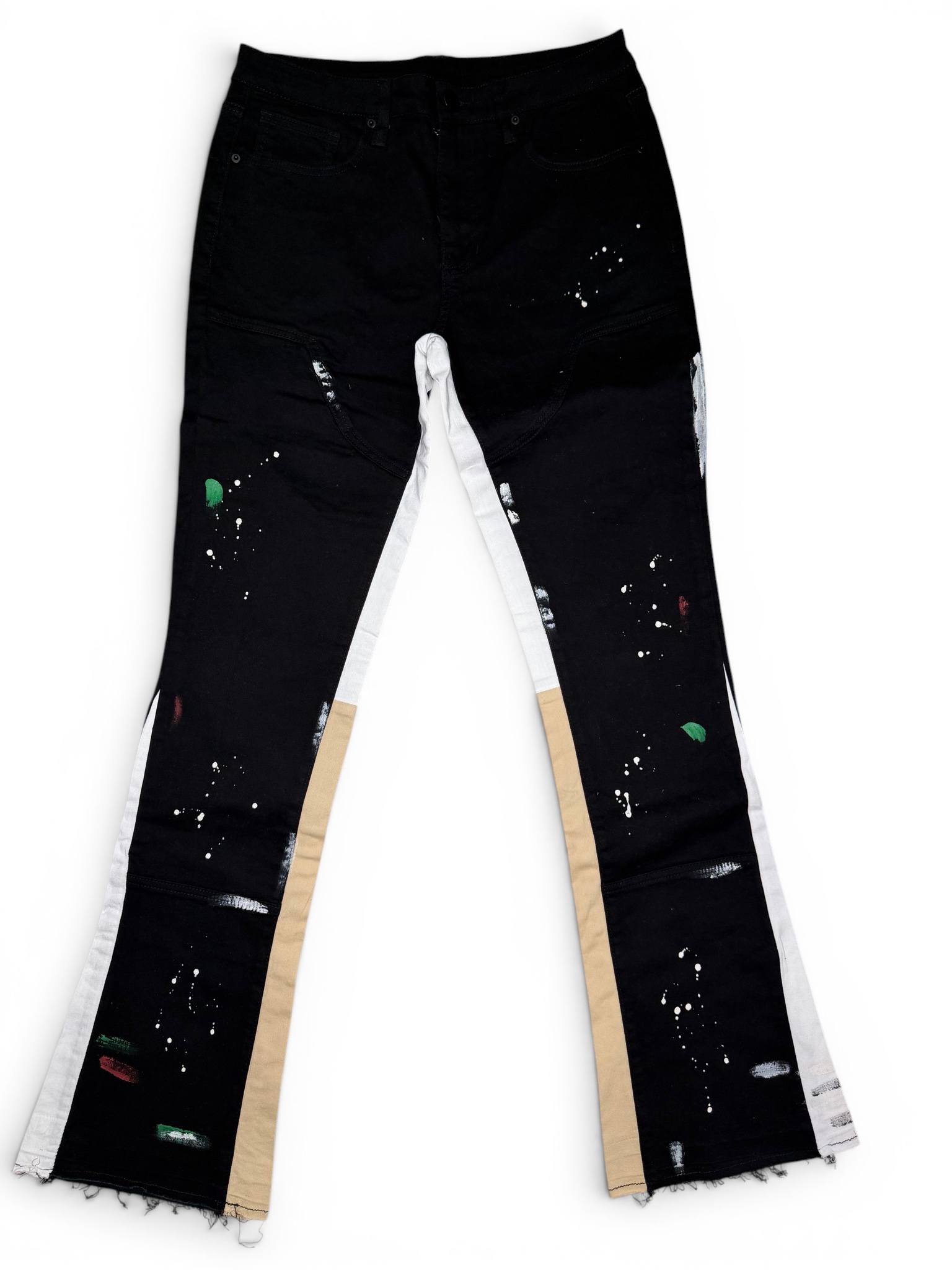 Pantalones acampanados artísticos