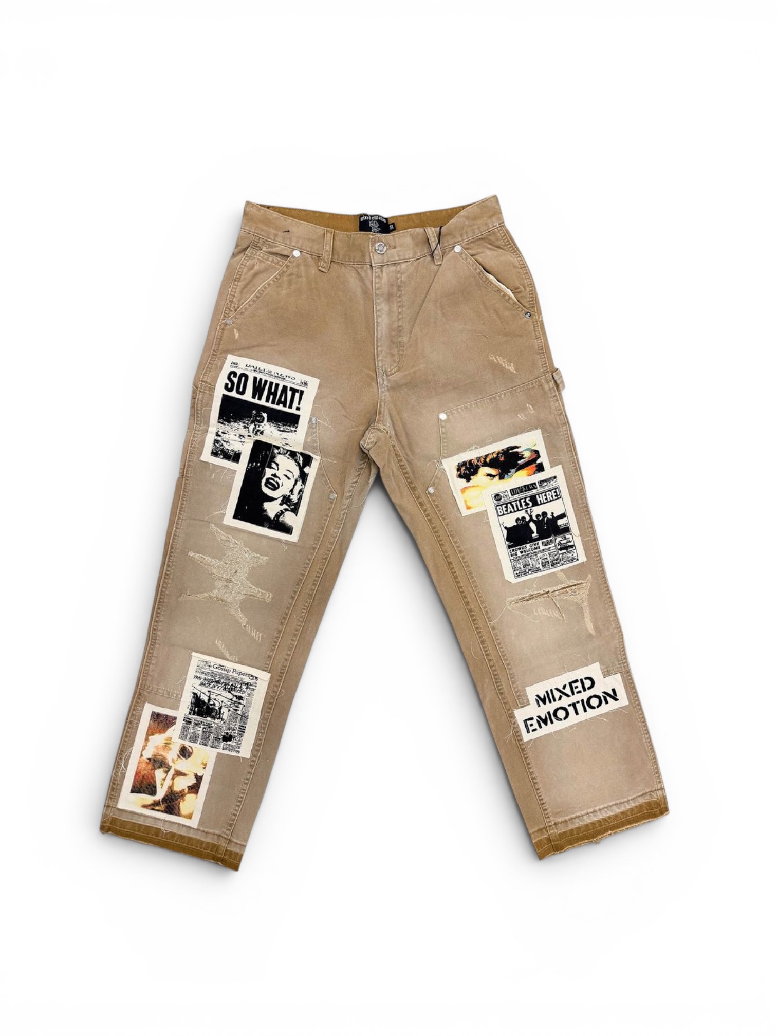 “Newspaper” Carpenter Pants 