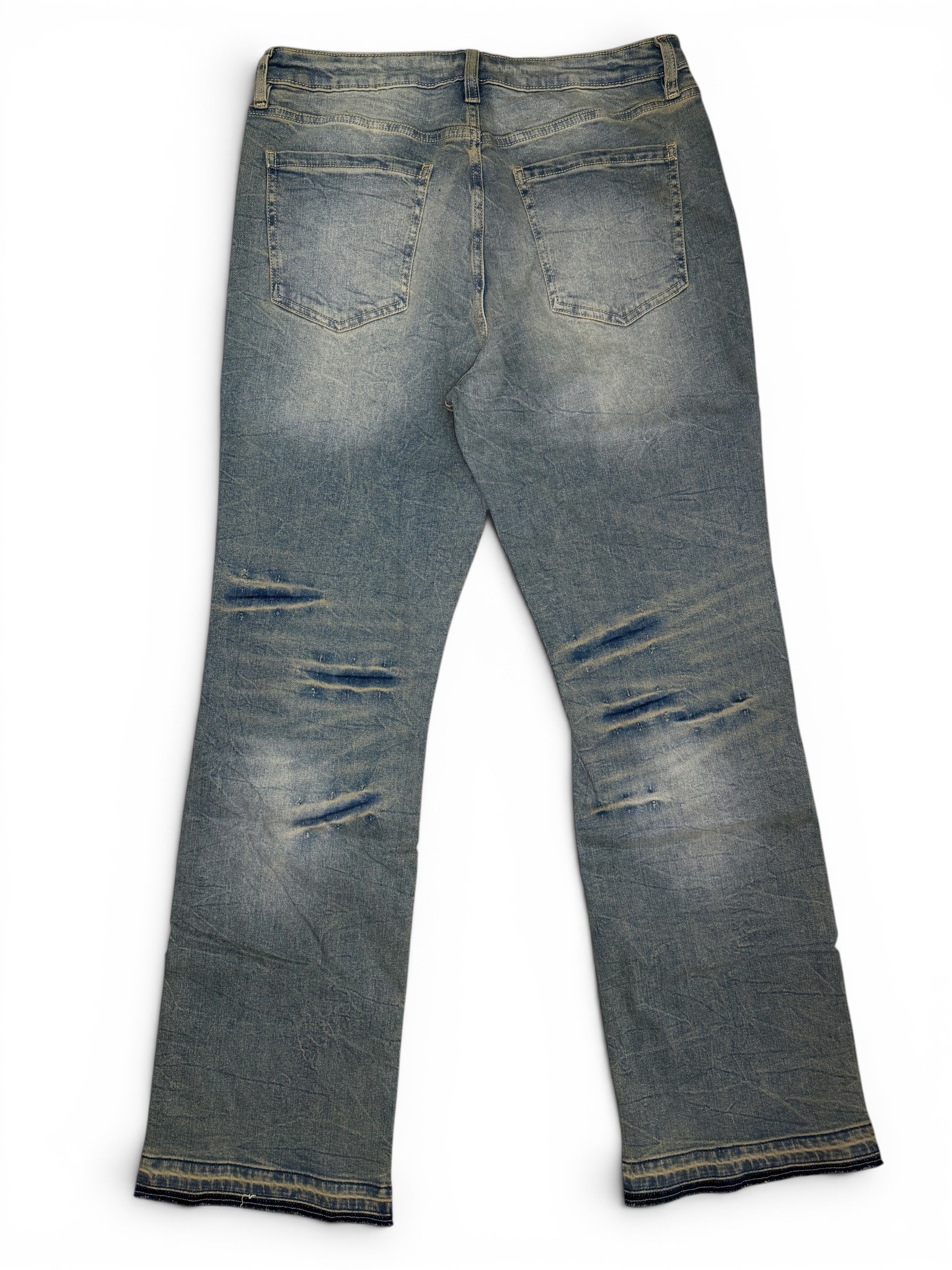 Jeans rasgados de mezclilla