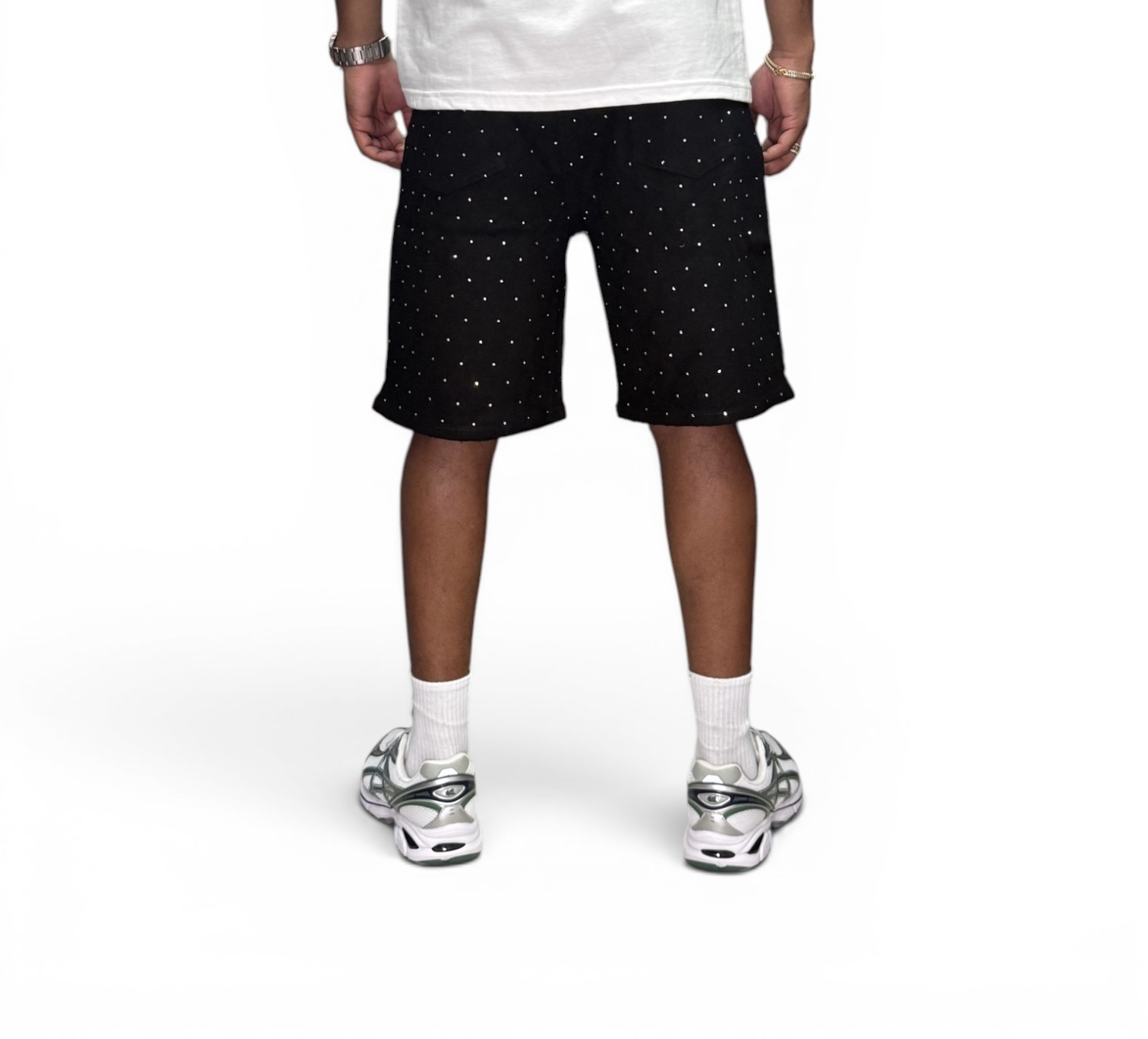Bermuda Denim I Be Jeweled Relaxed ''Negro''