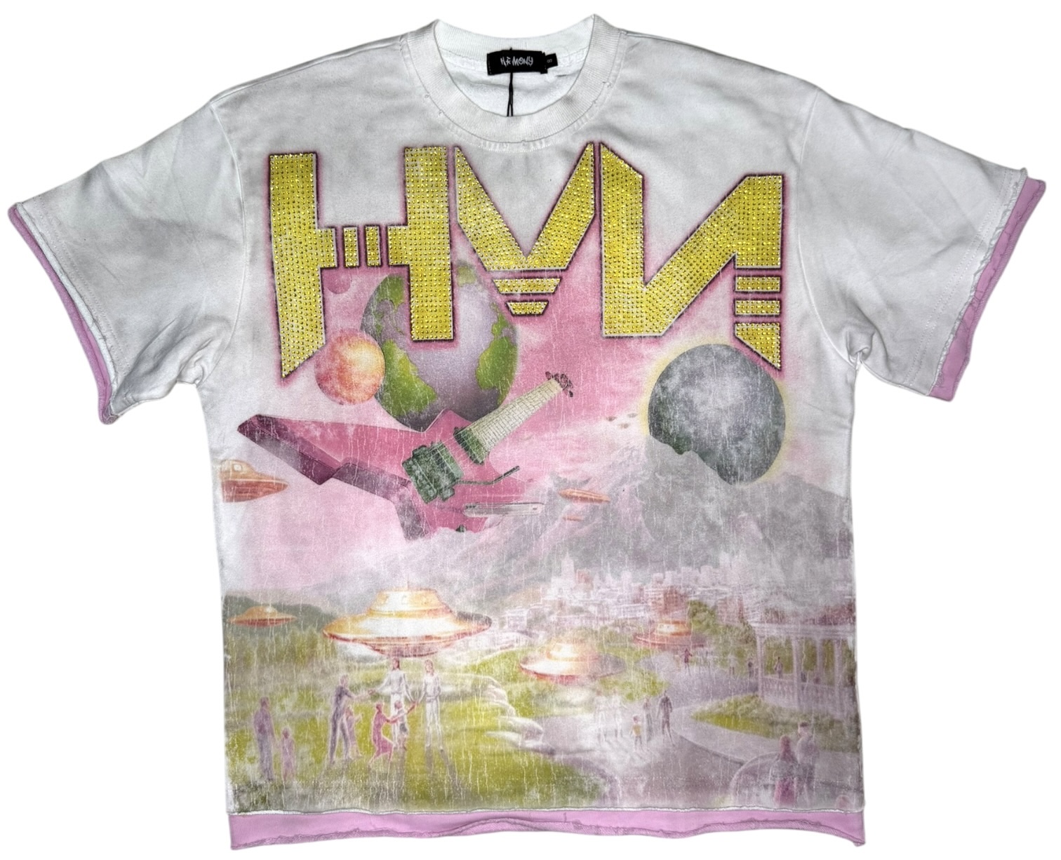 Camiseta Gráfica Espacial