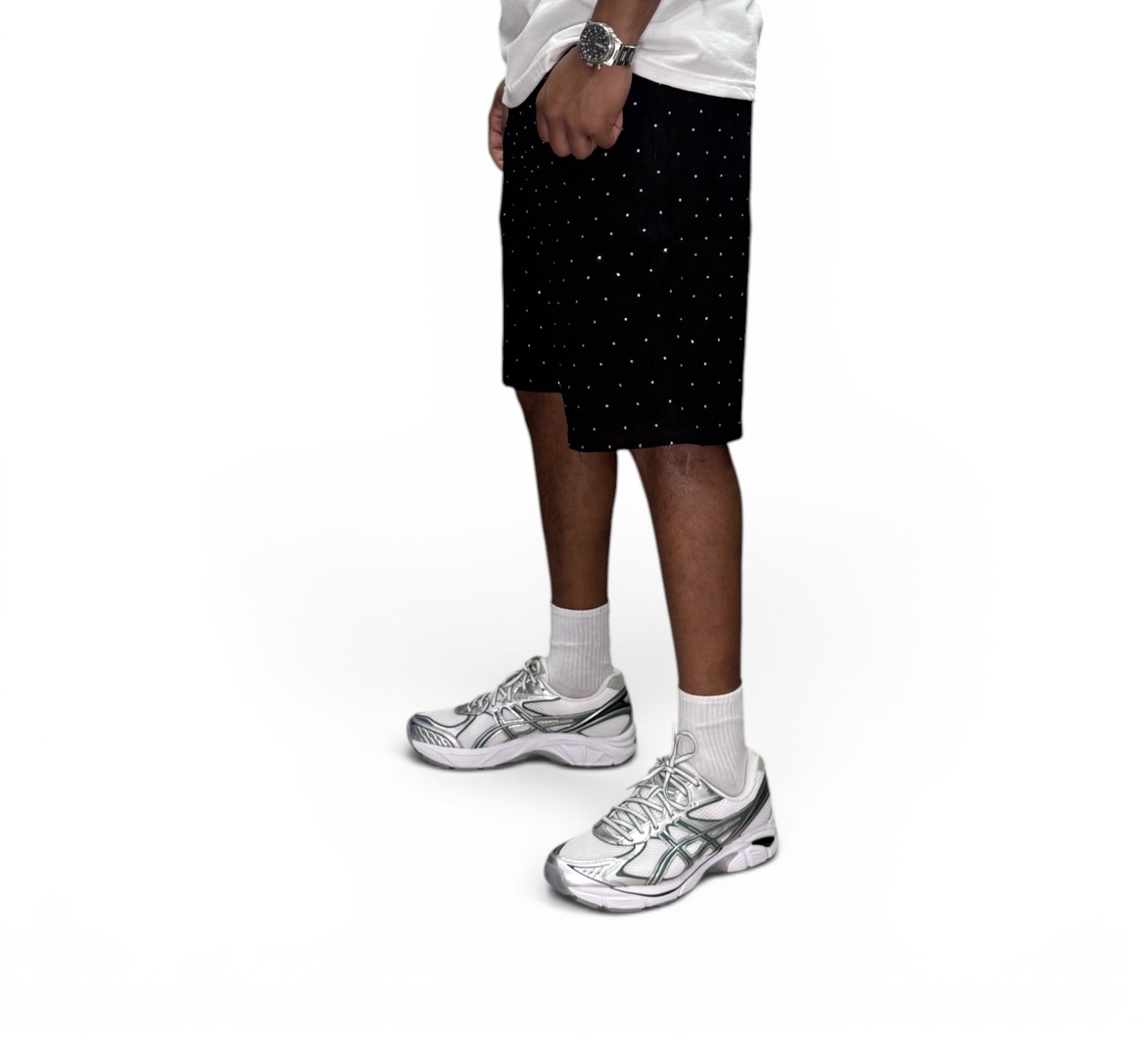 Bermuda Denim I Be Jeweled Relaxed ''Negro''