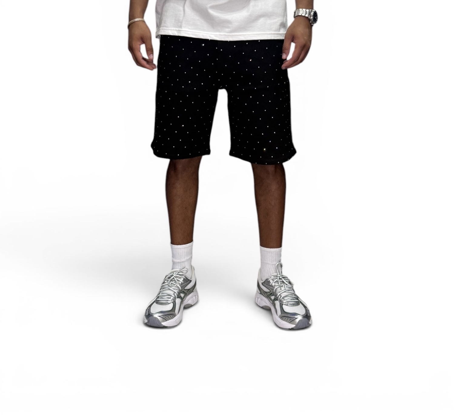 Bermuda Denim I Be Jeweled Relaxed ''Negro''