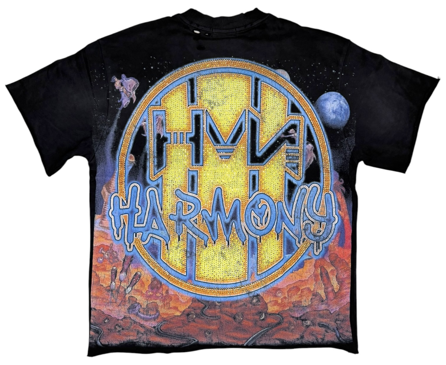 Camiseta gráfica sci-fi HVM