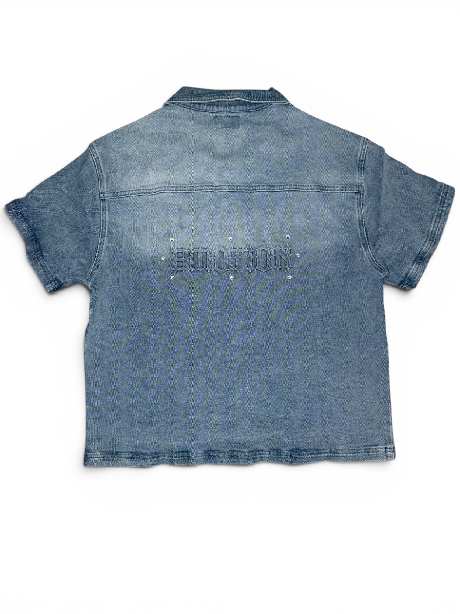 Camisa vaquera corta