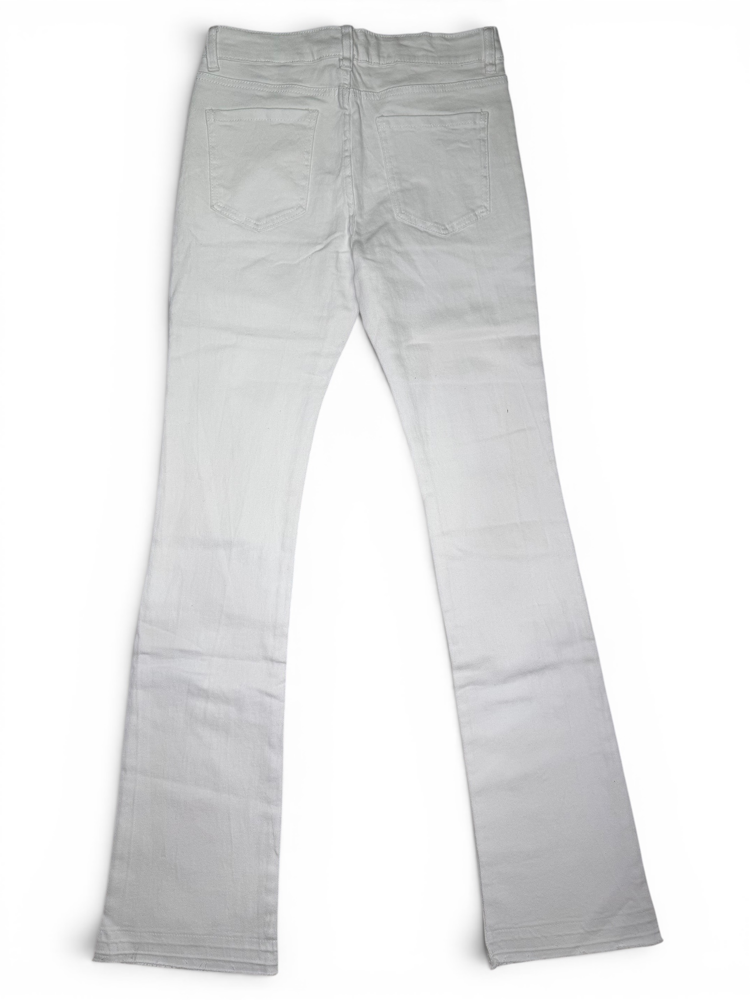 Pantalón de mezclilla blanco