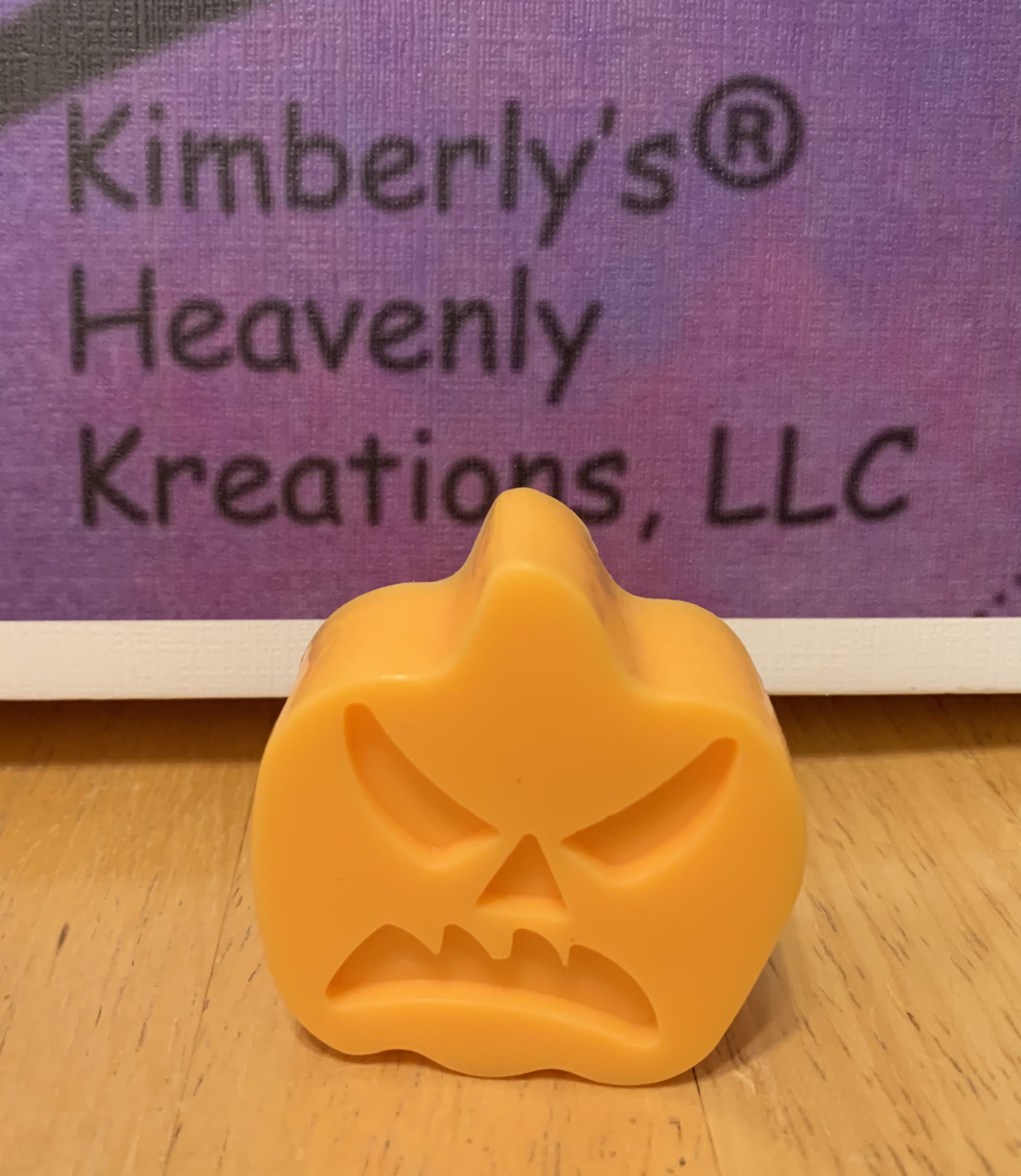 Pumpkin Shaped Hypoallergenic Handmade Goat's Milk Soap