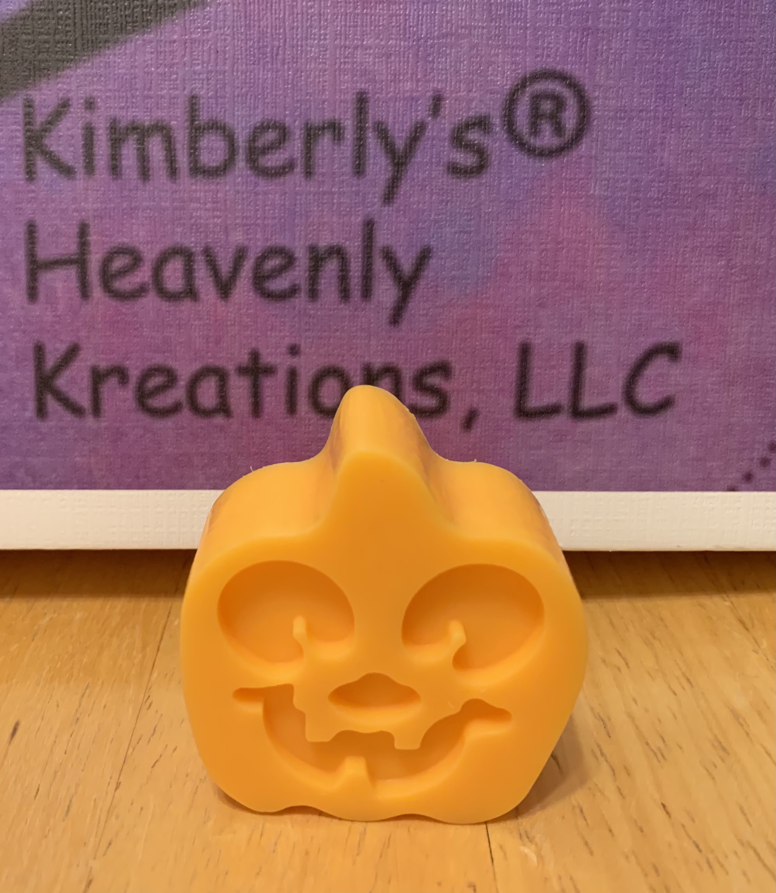 Pumpkin Shaped Hypoallergenic Handmade Goat's Milk Soap
