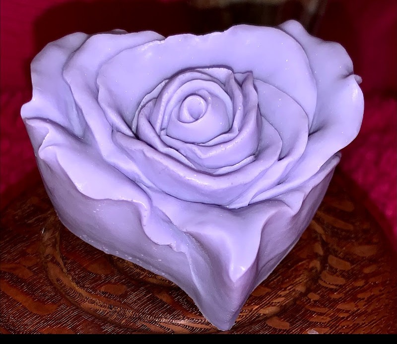 Heart Shaped Rose Hypoallergenic Goat's Milk Soap