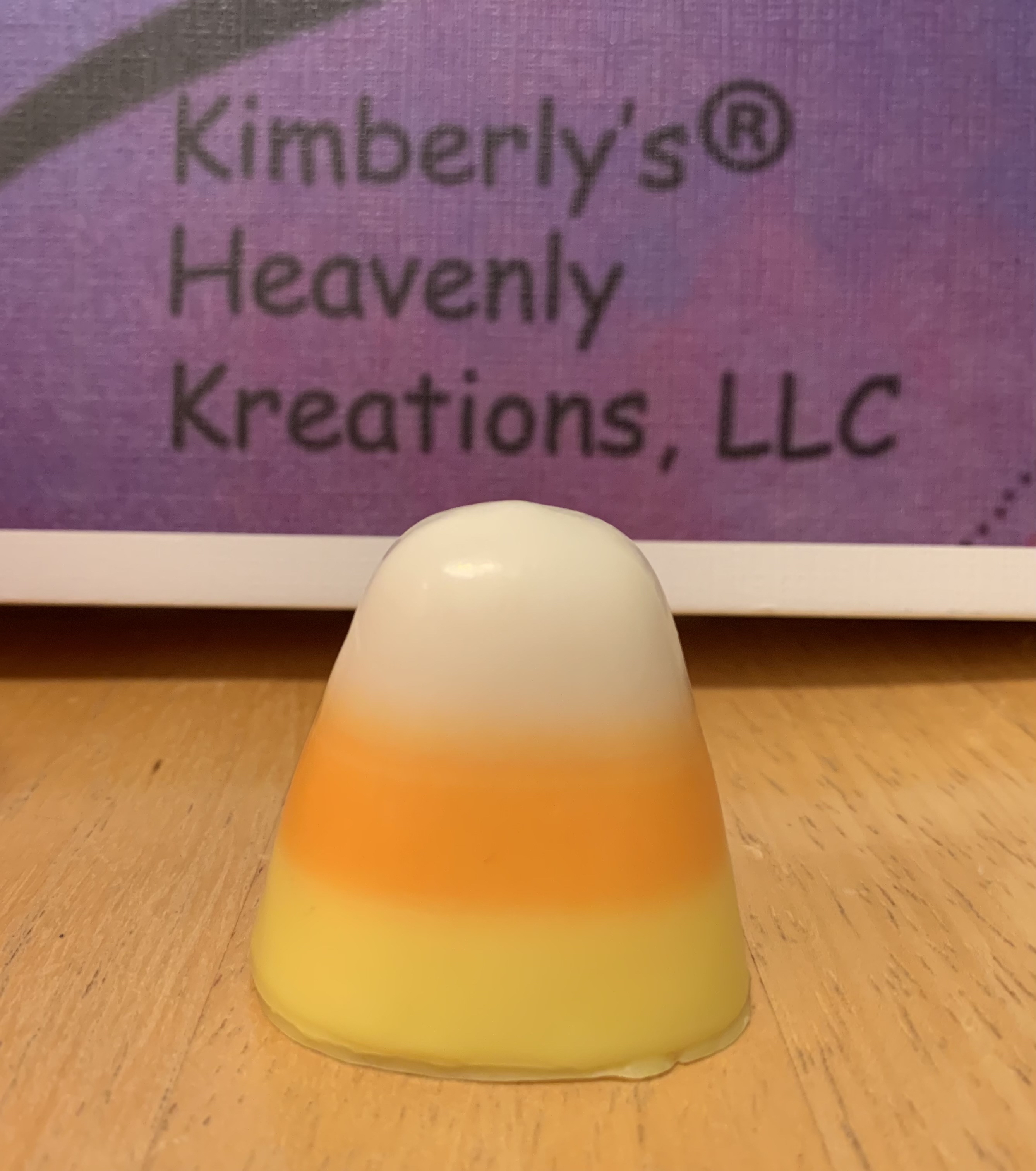 Candy Corn Shaped Hypoallergenic Goat's Milk Soap
