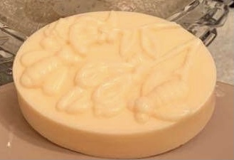 Bee Embossed Hypoallergenic Goat's Milk Soap Bar