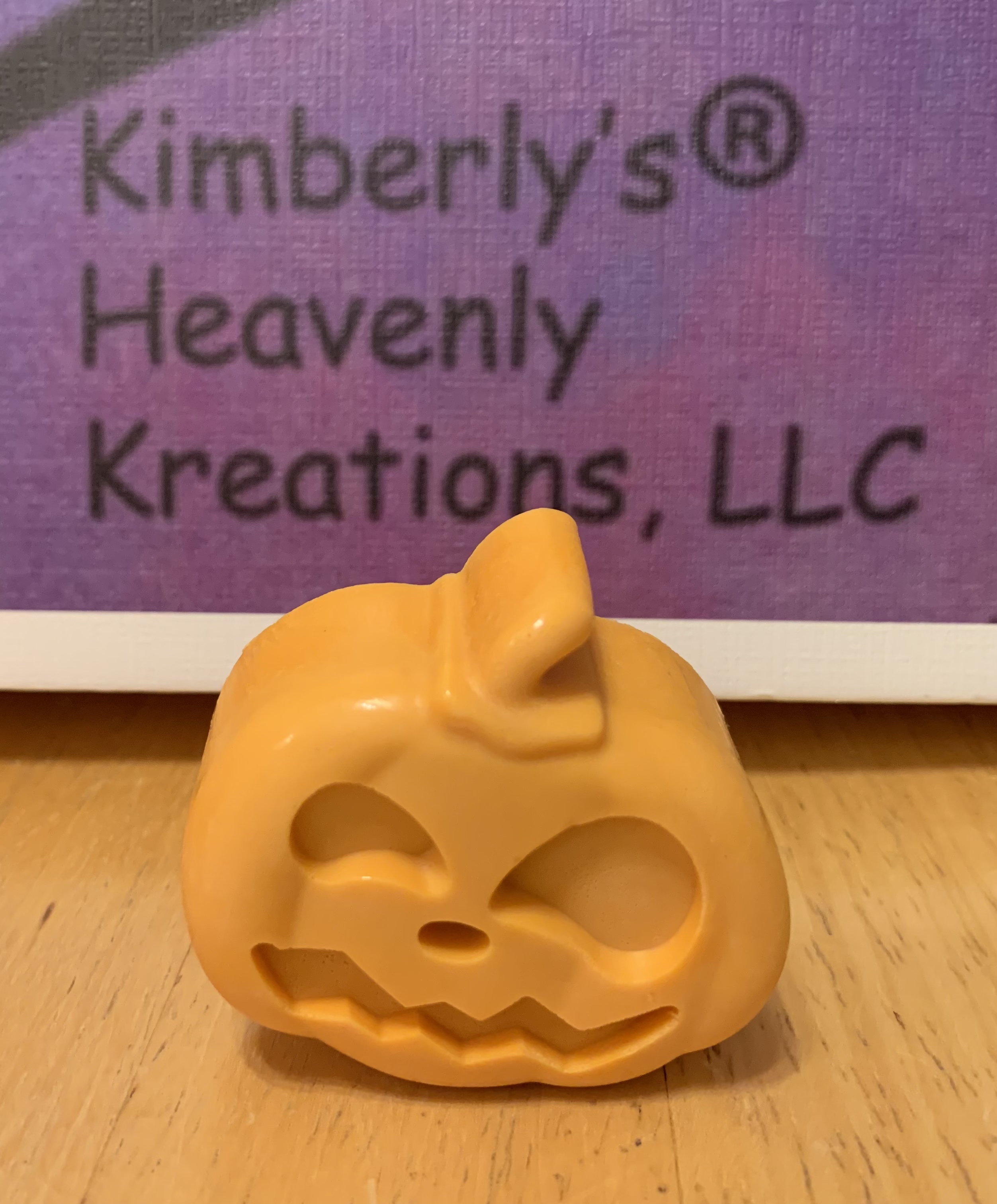 Pumpkin Shaped Hypoallergenic Handmade Goat's Milk Soap