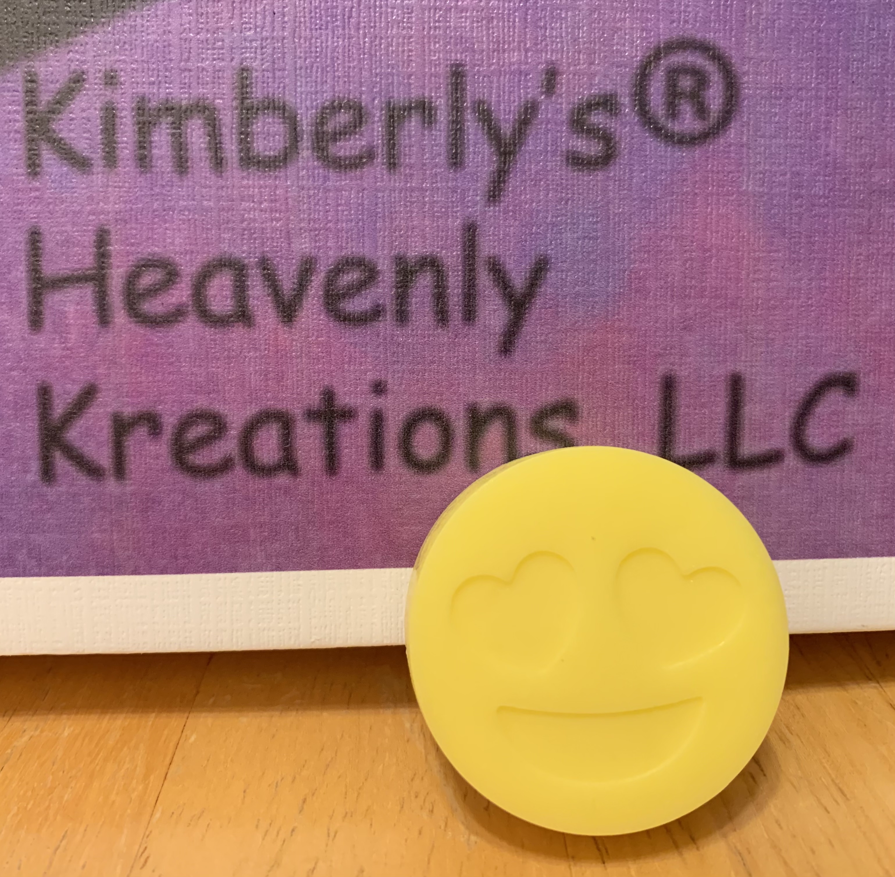 Heart Eyes Emoji Hypoallergenic Handmade Goat's Milk Soap