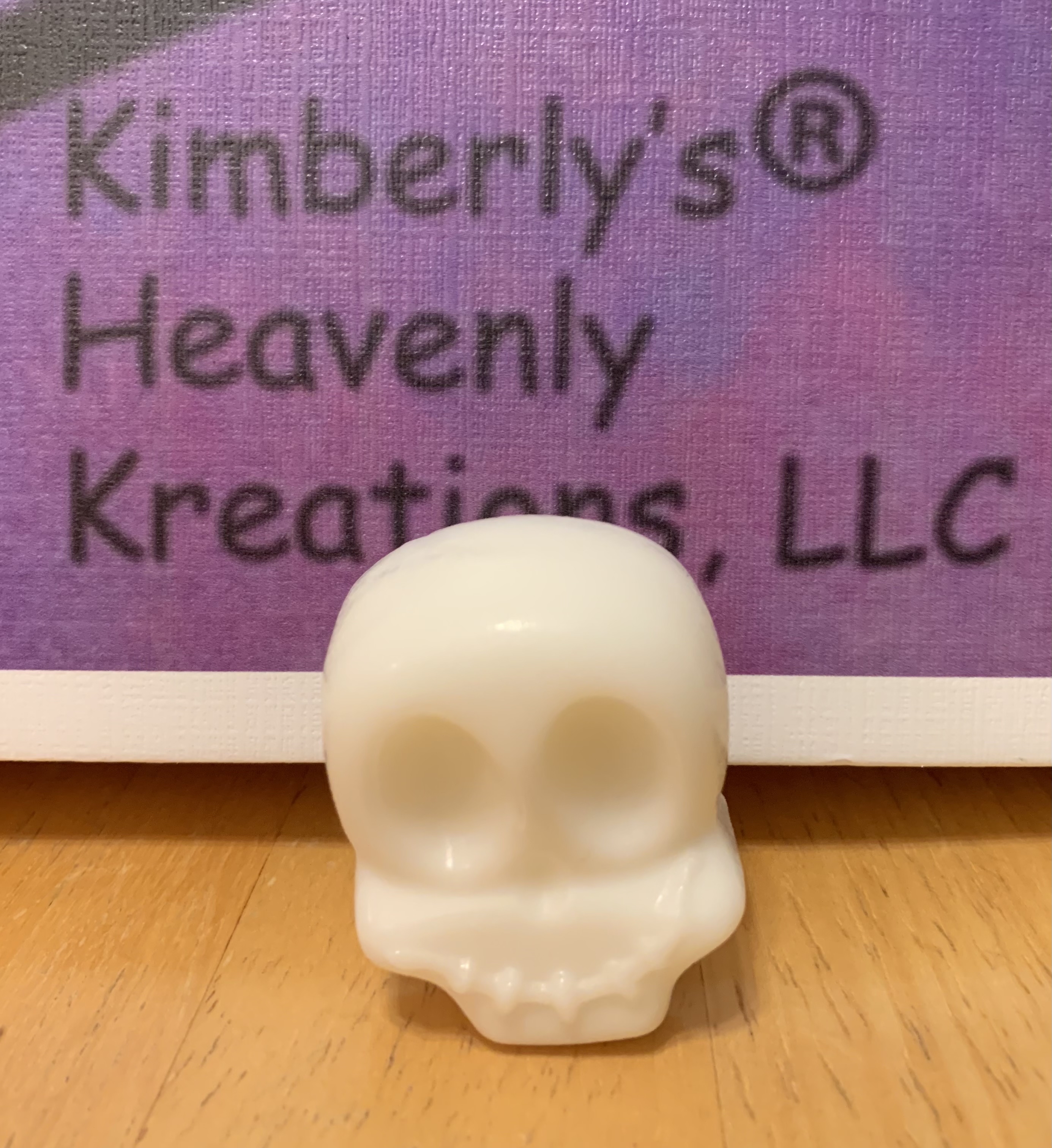 Skull-Shaped Hypoallergenic Goat's Milk Soap Bar