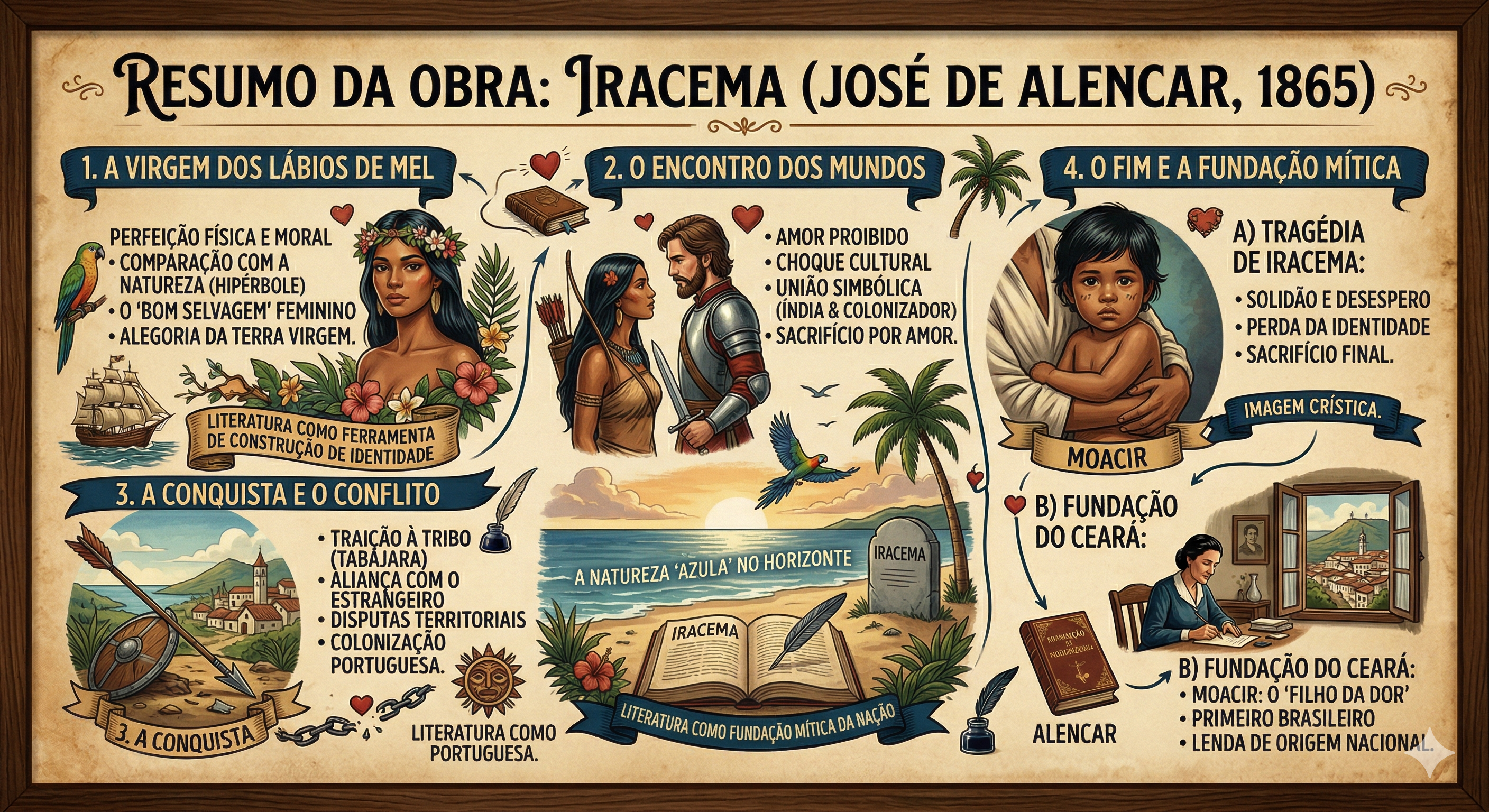 Resumo e atividades Iracema - José de Alencar