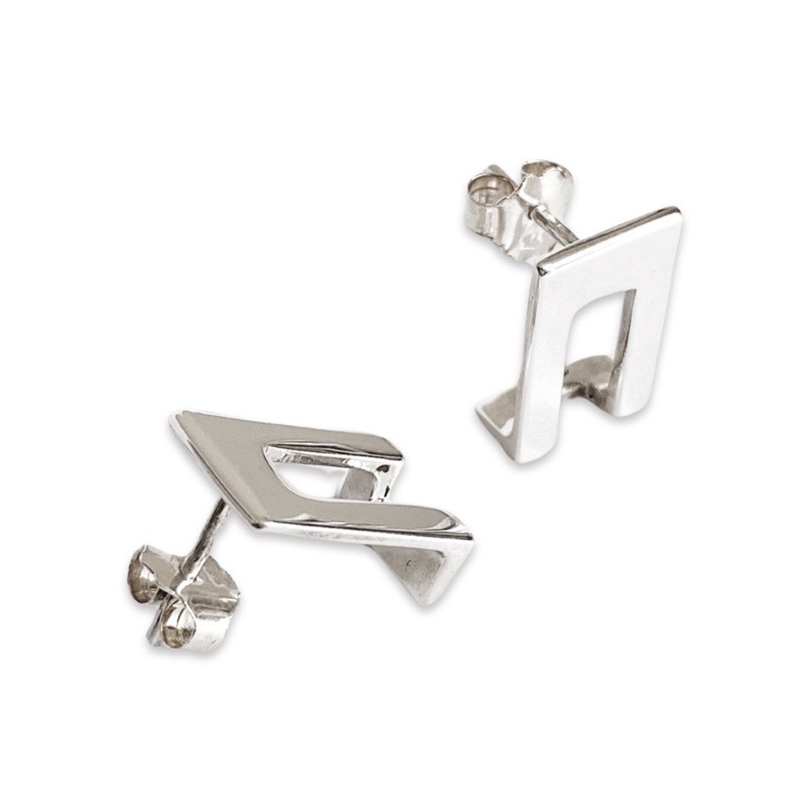 Aretes Geométricos en Plata