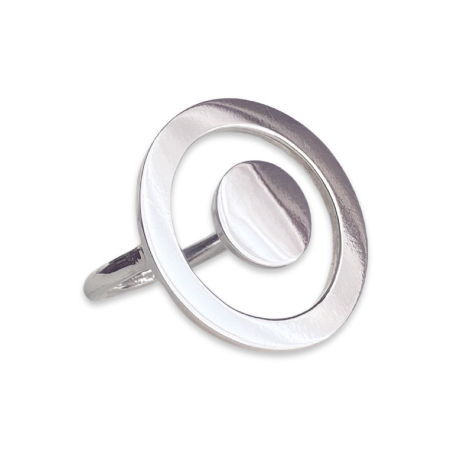 Anillo Moderno en Plata