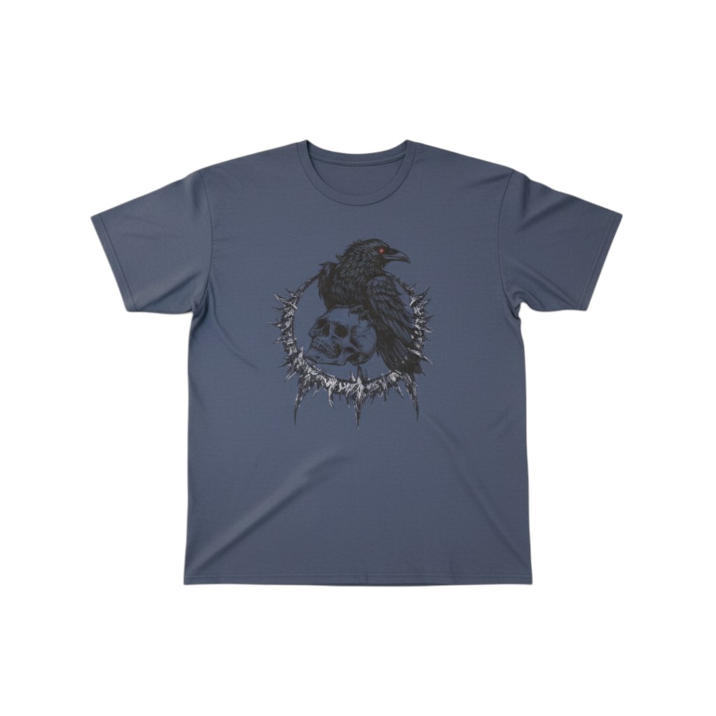 Raven Skull Graphic T-Shirt