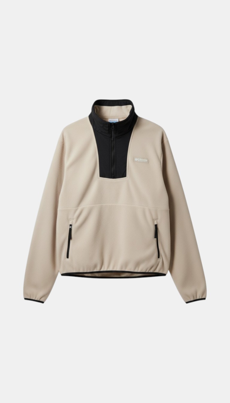 Ladies New Colombia 1/2 Zip Fleece / Size M