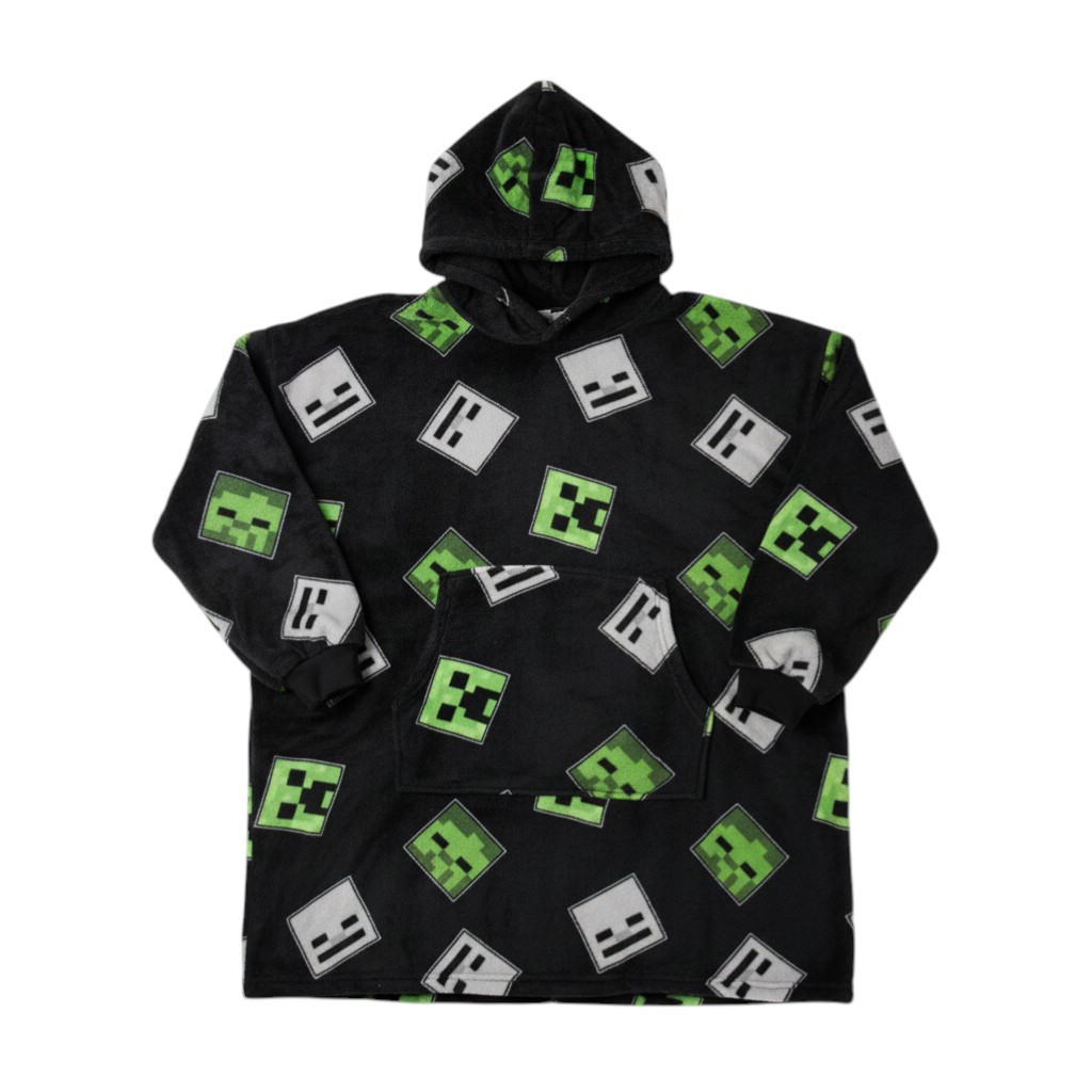 Pre-loved George Pixel Gamer Oversized Lounge Hoodie - Size 11 -12 years