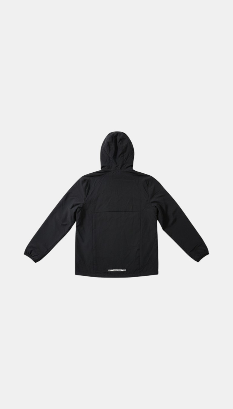 Pre-loved Montirex Black Hooded Sport Jacket - Size S