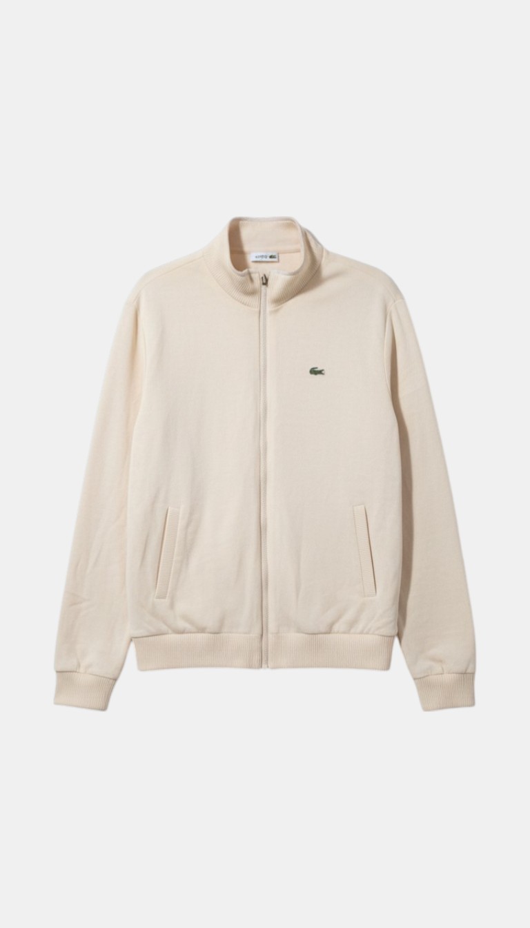 Pre-loved Lacoste Reversible Classic Zip-Up Sweatshirt - Size M