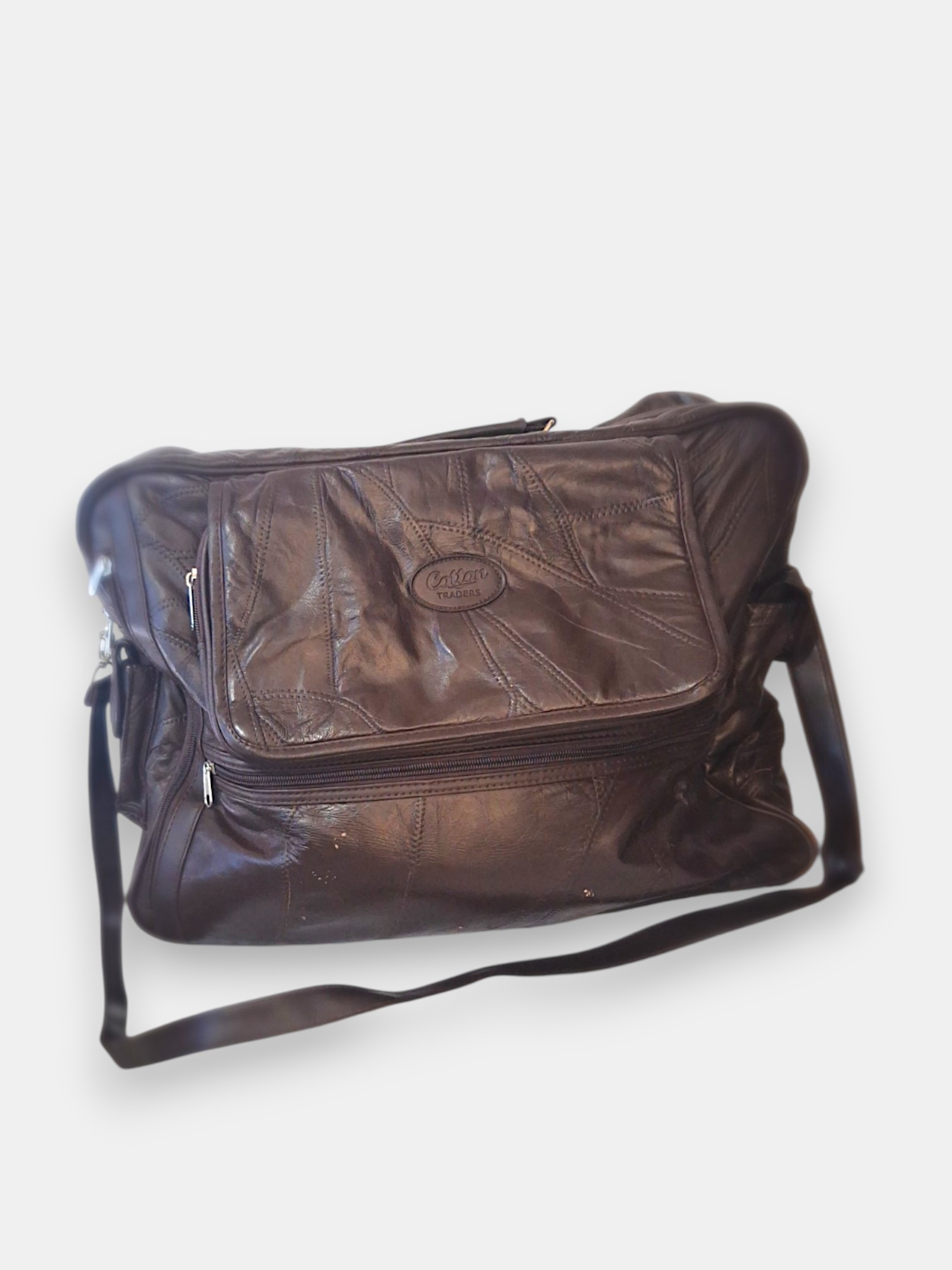 Cotton Traders Brown Leather Shoulder Bag