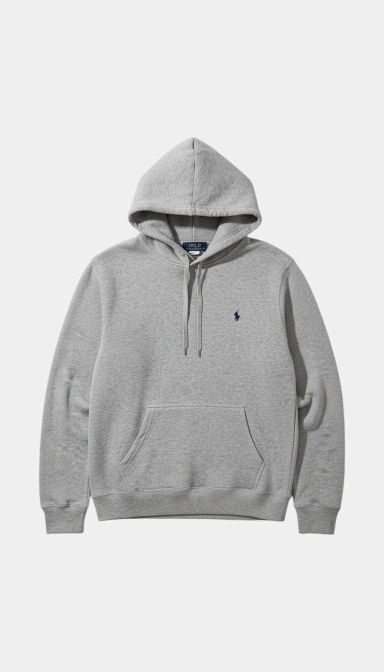 Polo Ralph Lauren Classic Grey Hoodie - Size S
