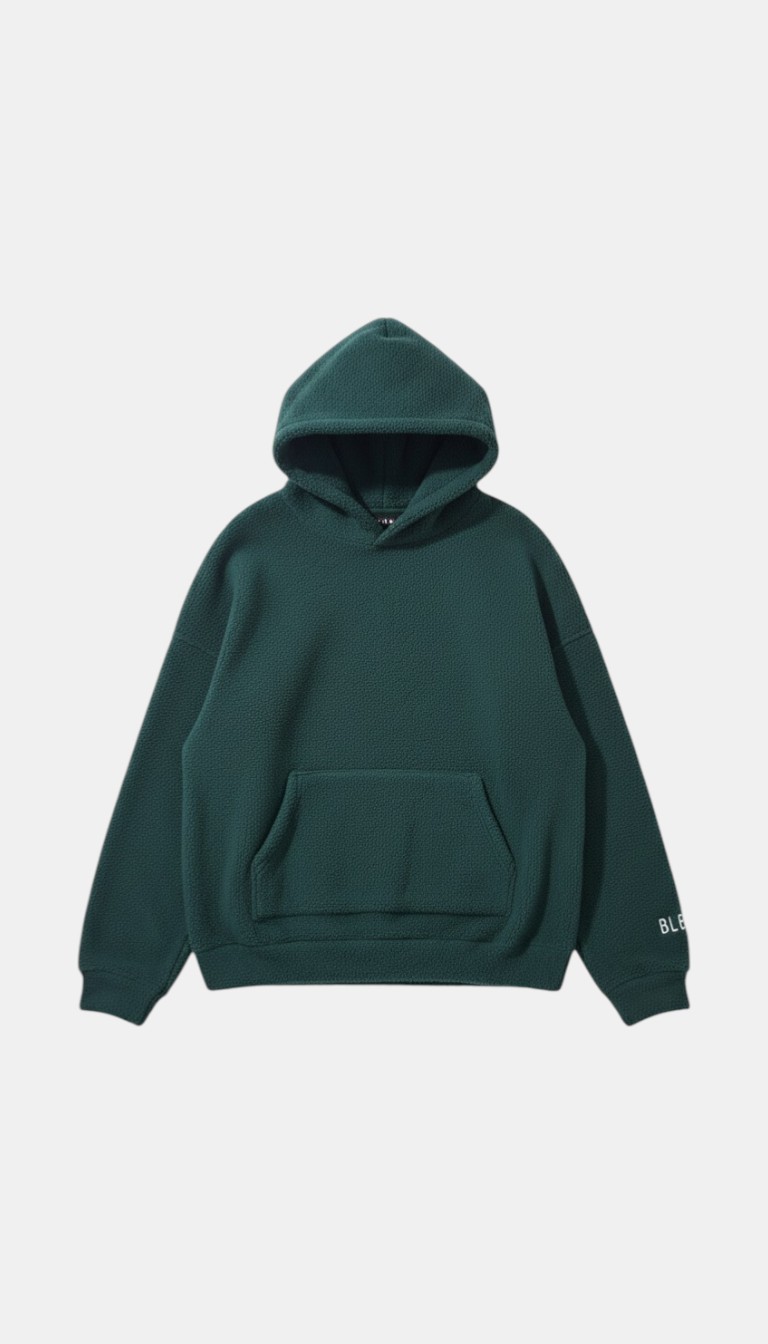 Pre-loved  Dark Green Hoodie - Size L