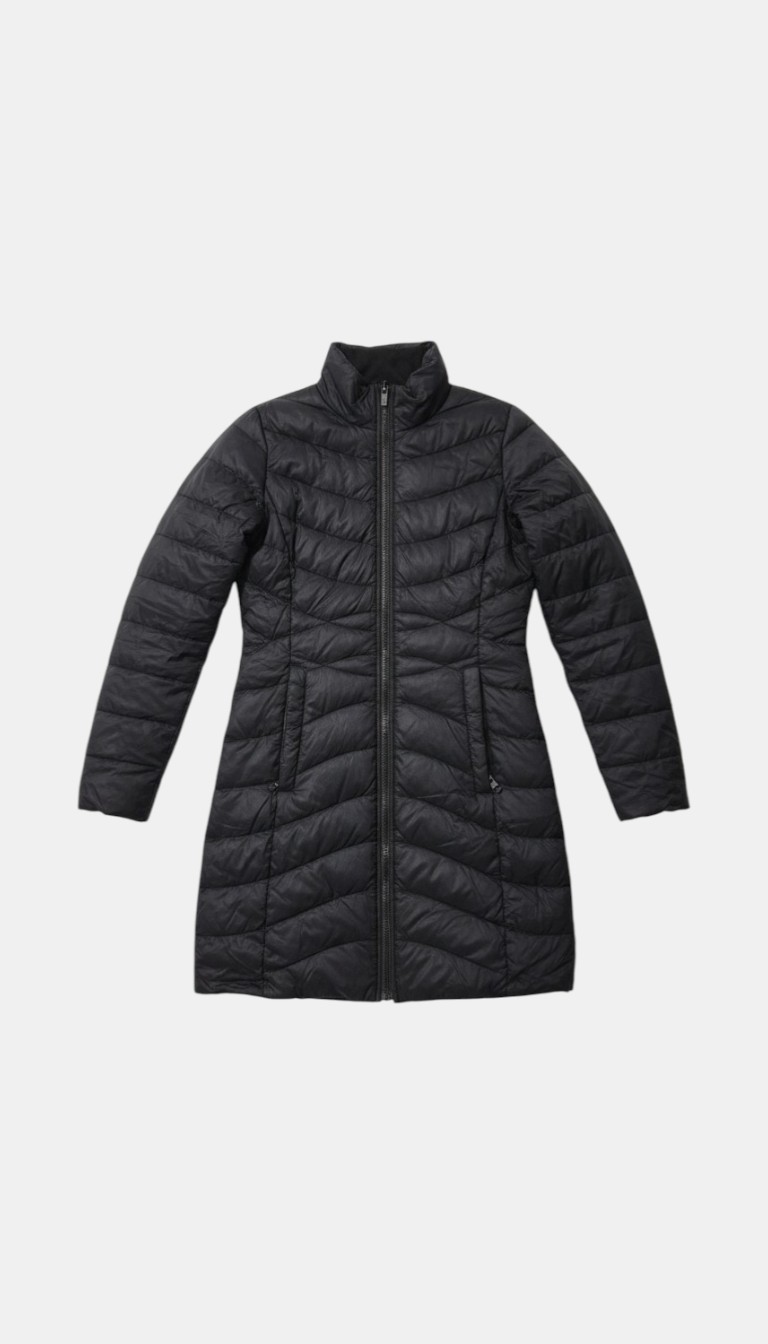Pre -Loved The North Face Women's Quilted Long Jacket - Size 10