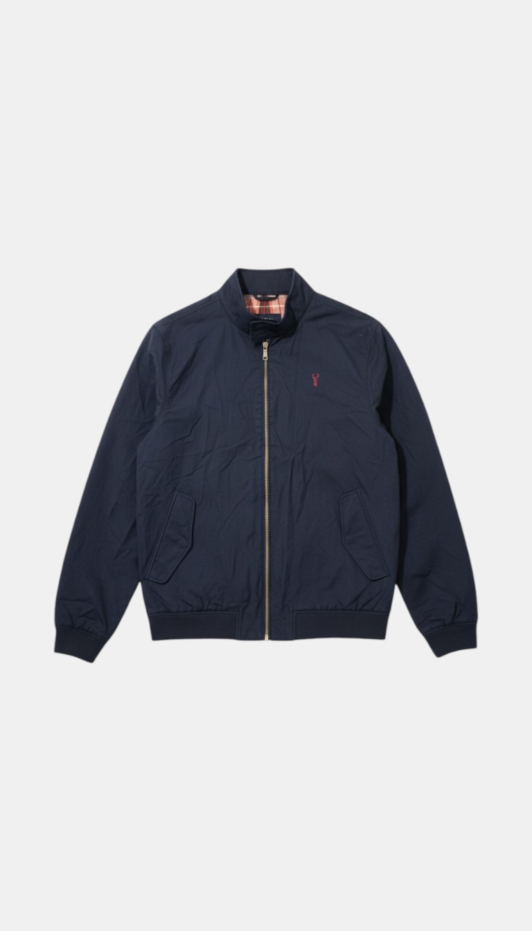 Pre-loved -Classic Next Navy Harrington Jacket - Size M