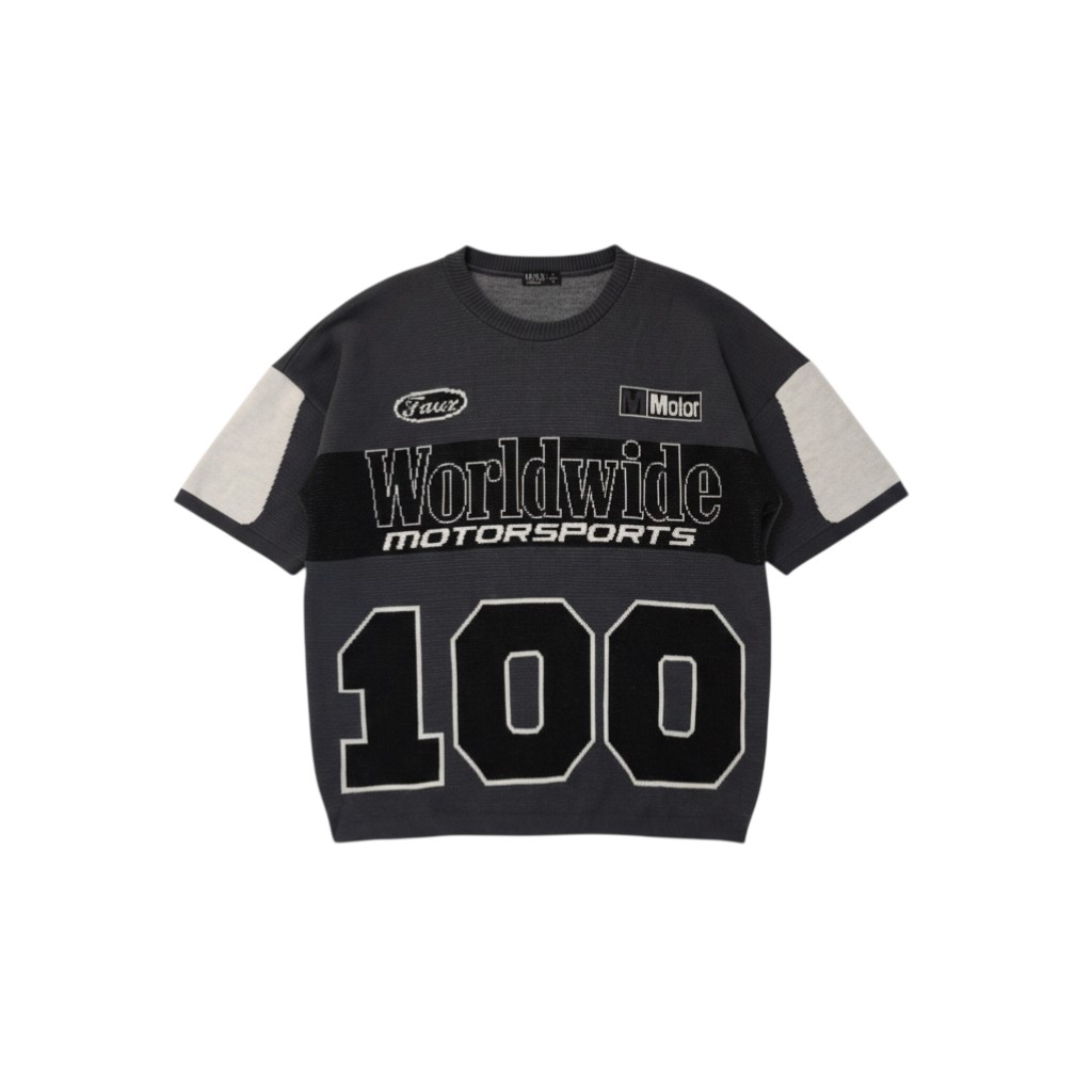 Pre-loved Boohoo MAN  Worldwide Motorsports Graphic T-Shirt - Size M