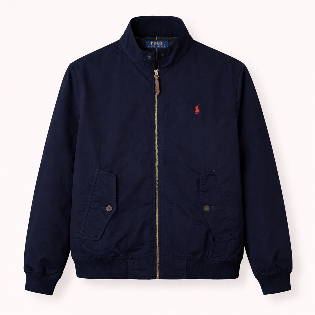  New Gents Navy Ralph Lauren Harrington Jacket - Size M/L