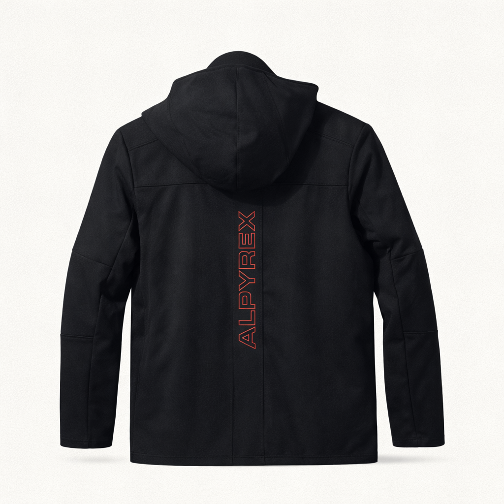 Pre-loved ALPYREX Hooded Softshell Jacket - XL