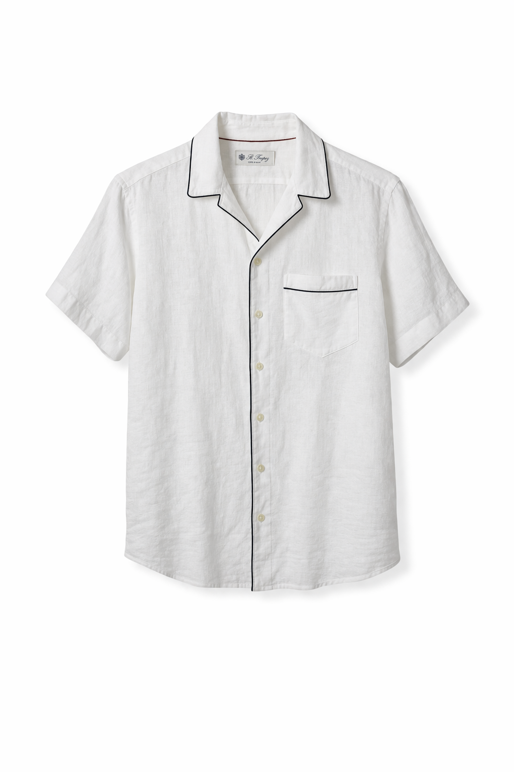 Pre-loved Lora Piana Men's White Linen Shirt - L