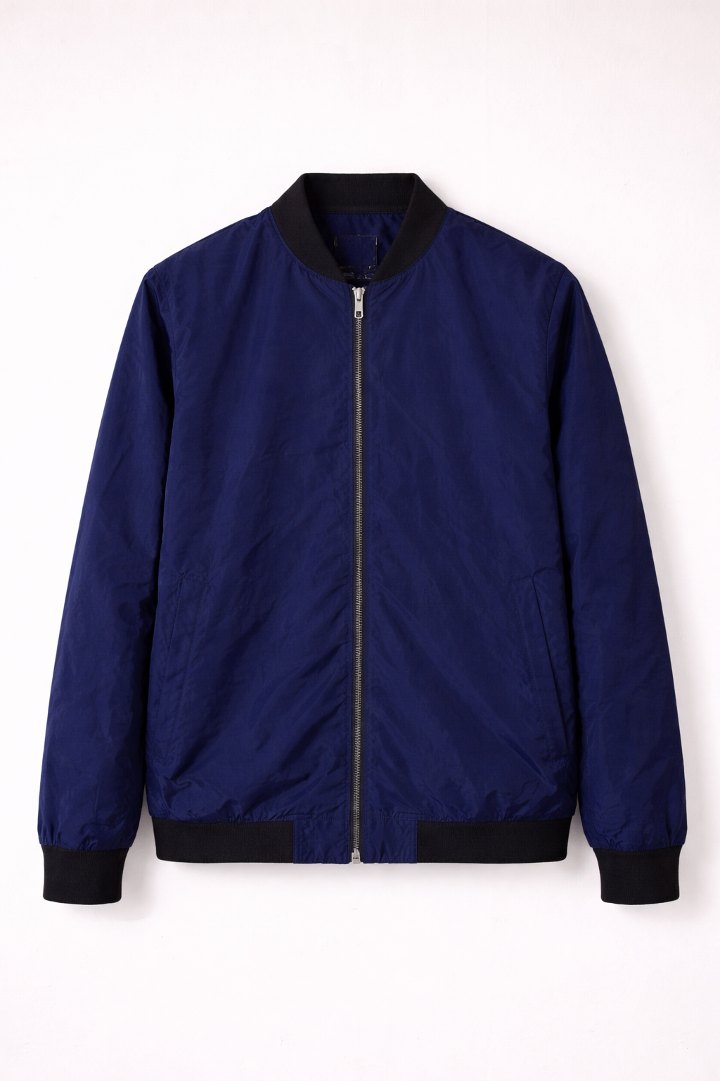 Pre-loved H&M Navy Bomber Jacket _Size XL