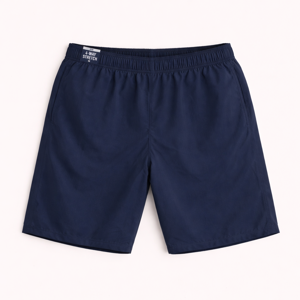 New  Hollister Navy Stretch Gym/Swim Shorts