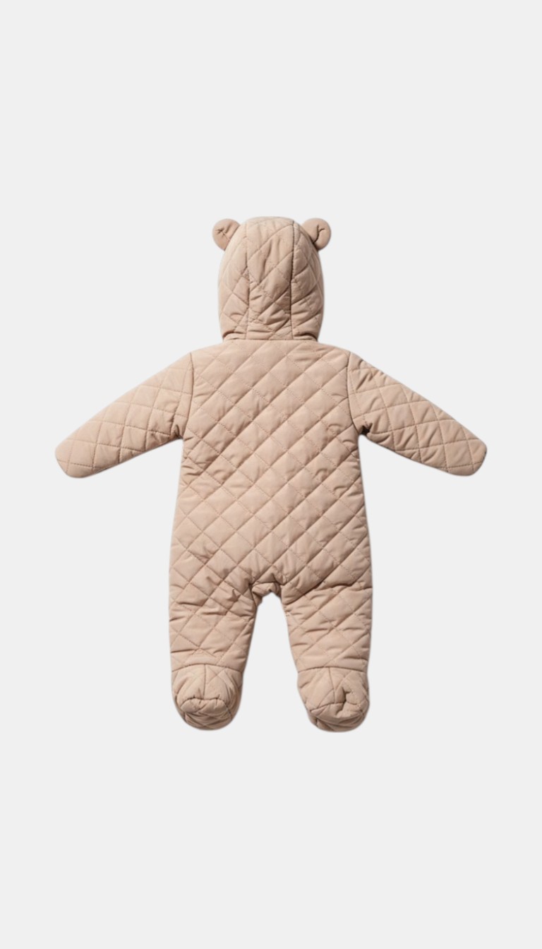 F & F Mini Hinch Quilted Sleepsuit - Up to 3M