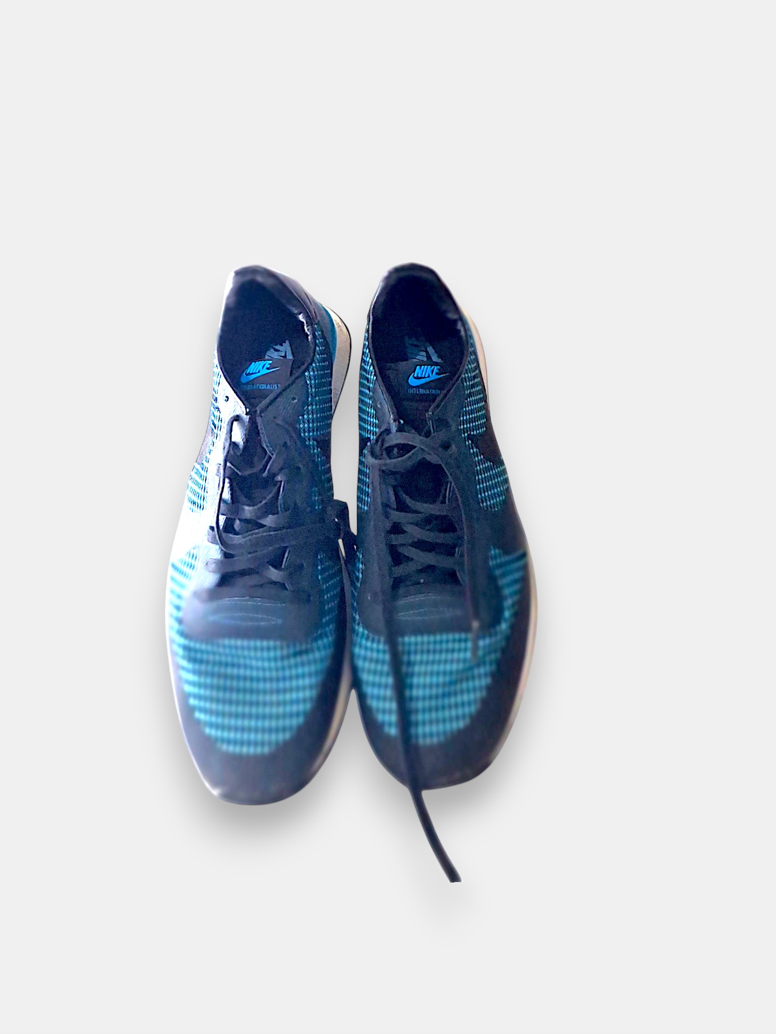 Ladies New Nike Internationalist Trainers / Size Uk 7Blue Mesh 