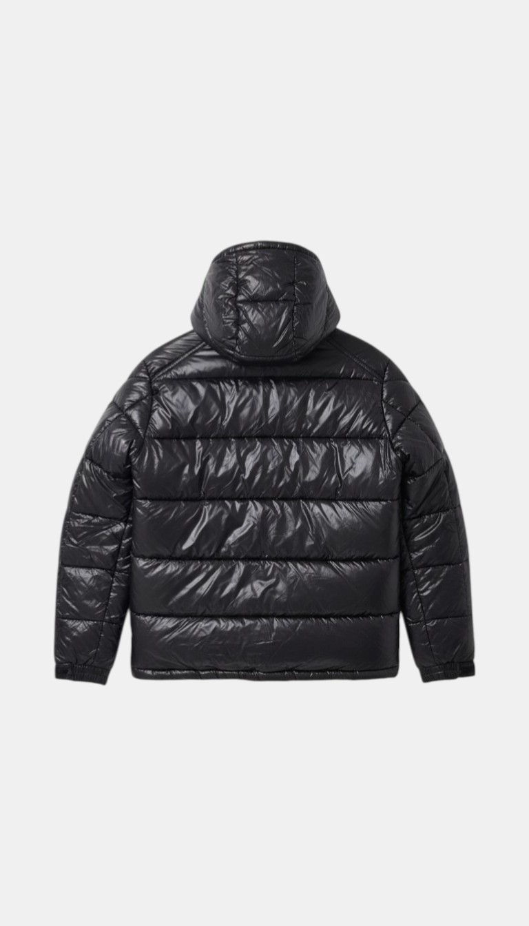 Jackets Industry MOB Nation Mens ShinBlack Puffer Jacket - Size M