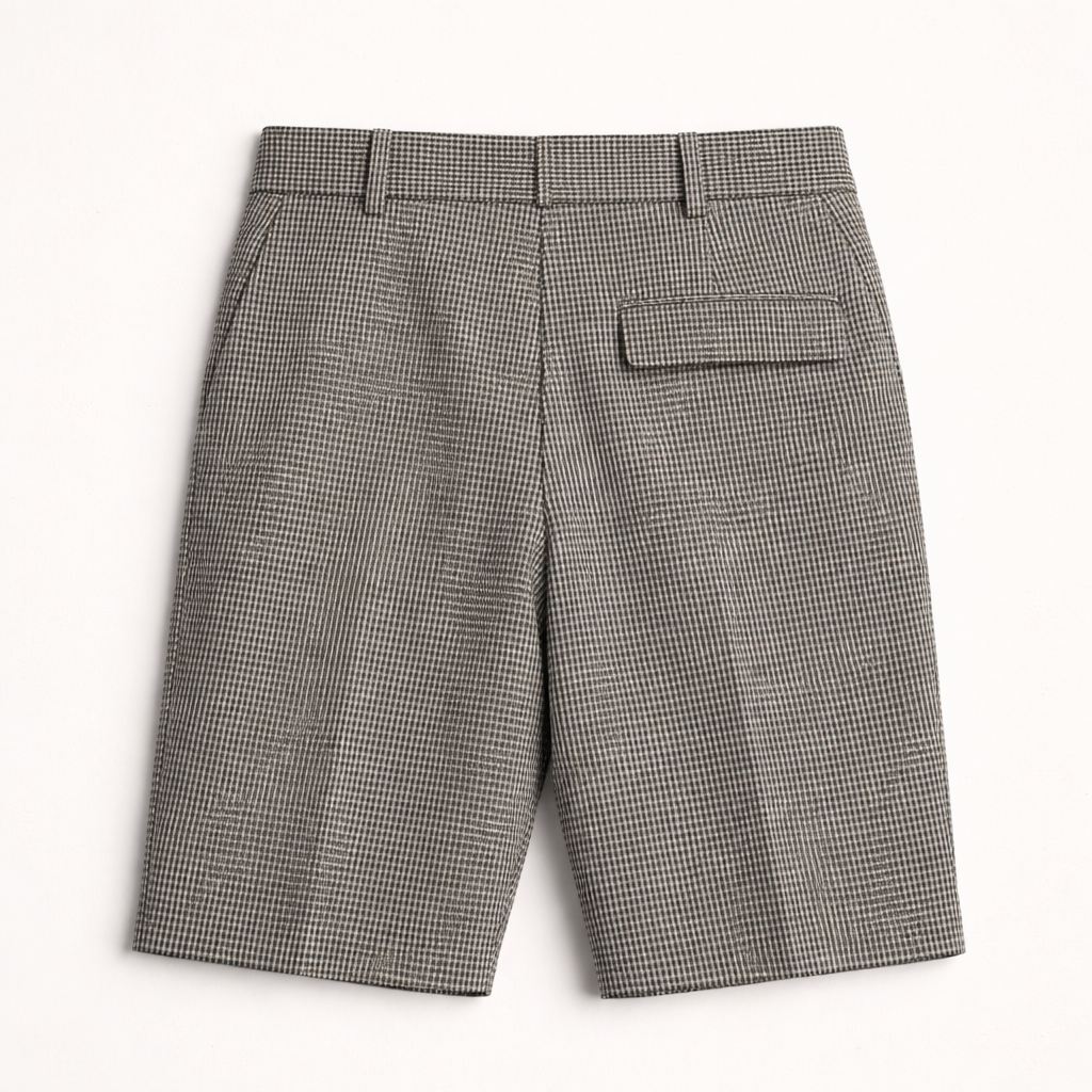 Pre-loved Topshop Checkered Tailored Shorts - 8