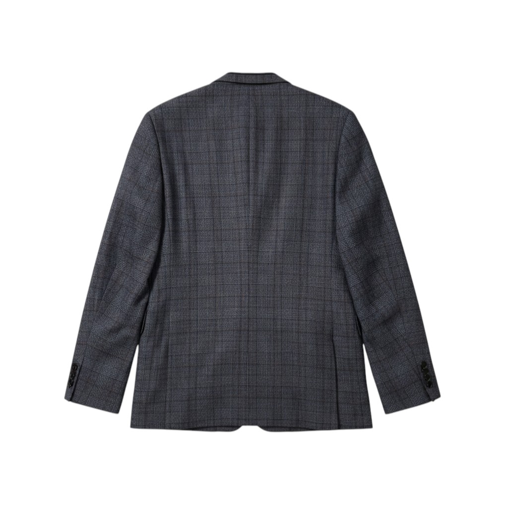 Pre-Loved Next Slim Fit Checked Wool Blazer - Size 38R