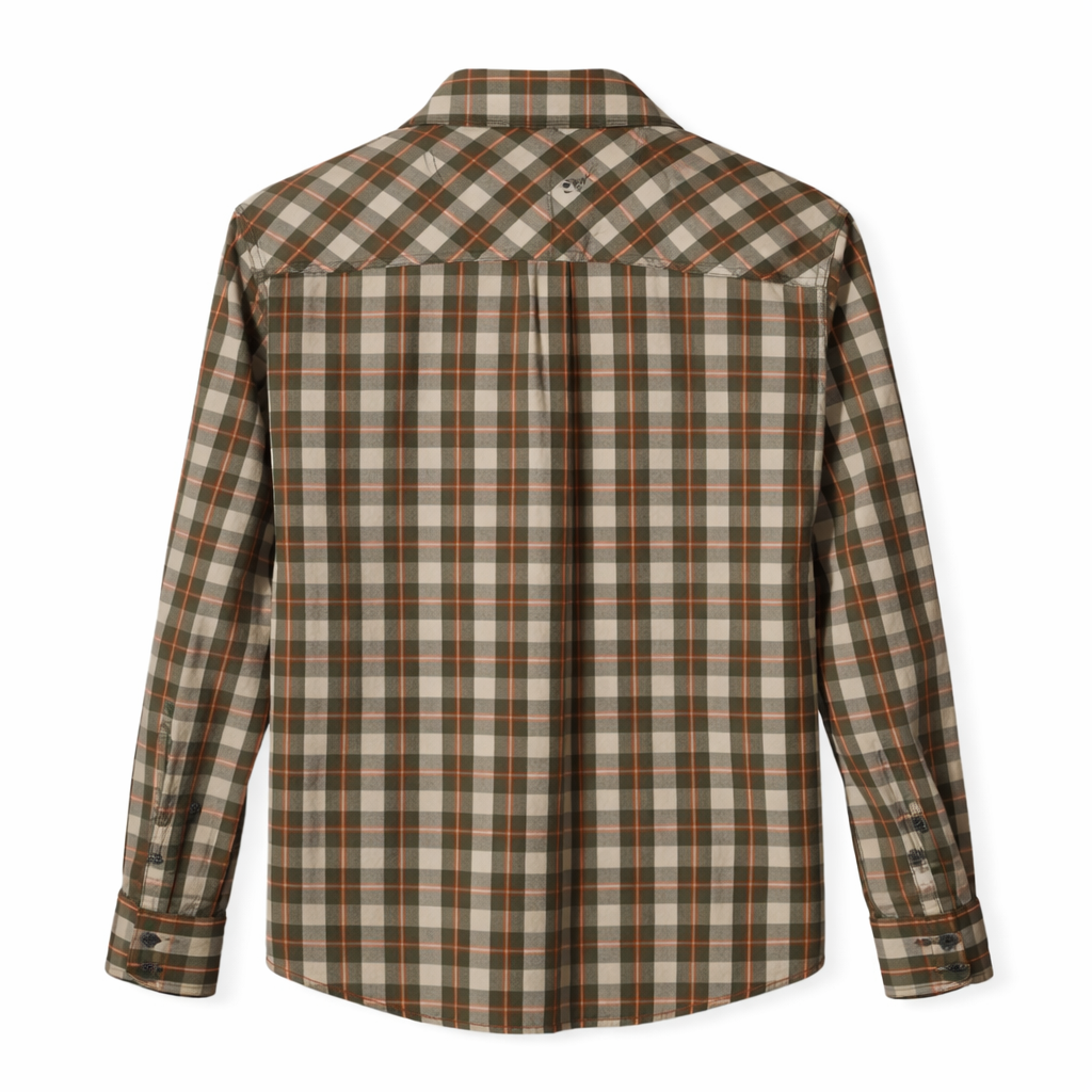 Pre-loved Converse Men's Plaid Flannel Shirt -L