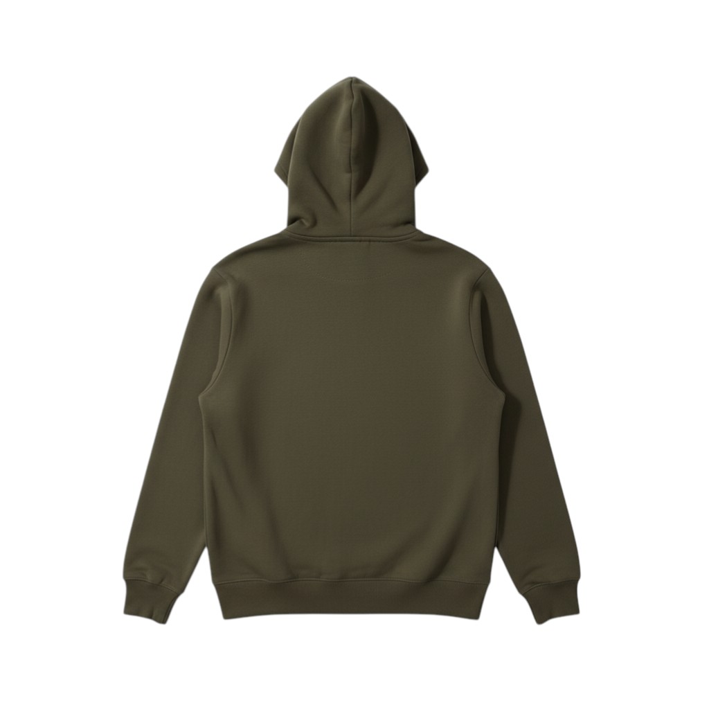 Pre-loved Napapijri Khaki Hoodie - Size M