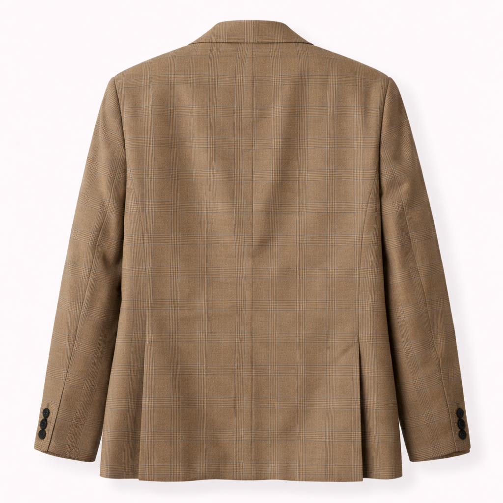 Roderick Charles Classic Brown Wool Blazer - Size M