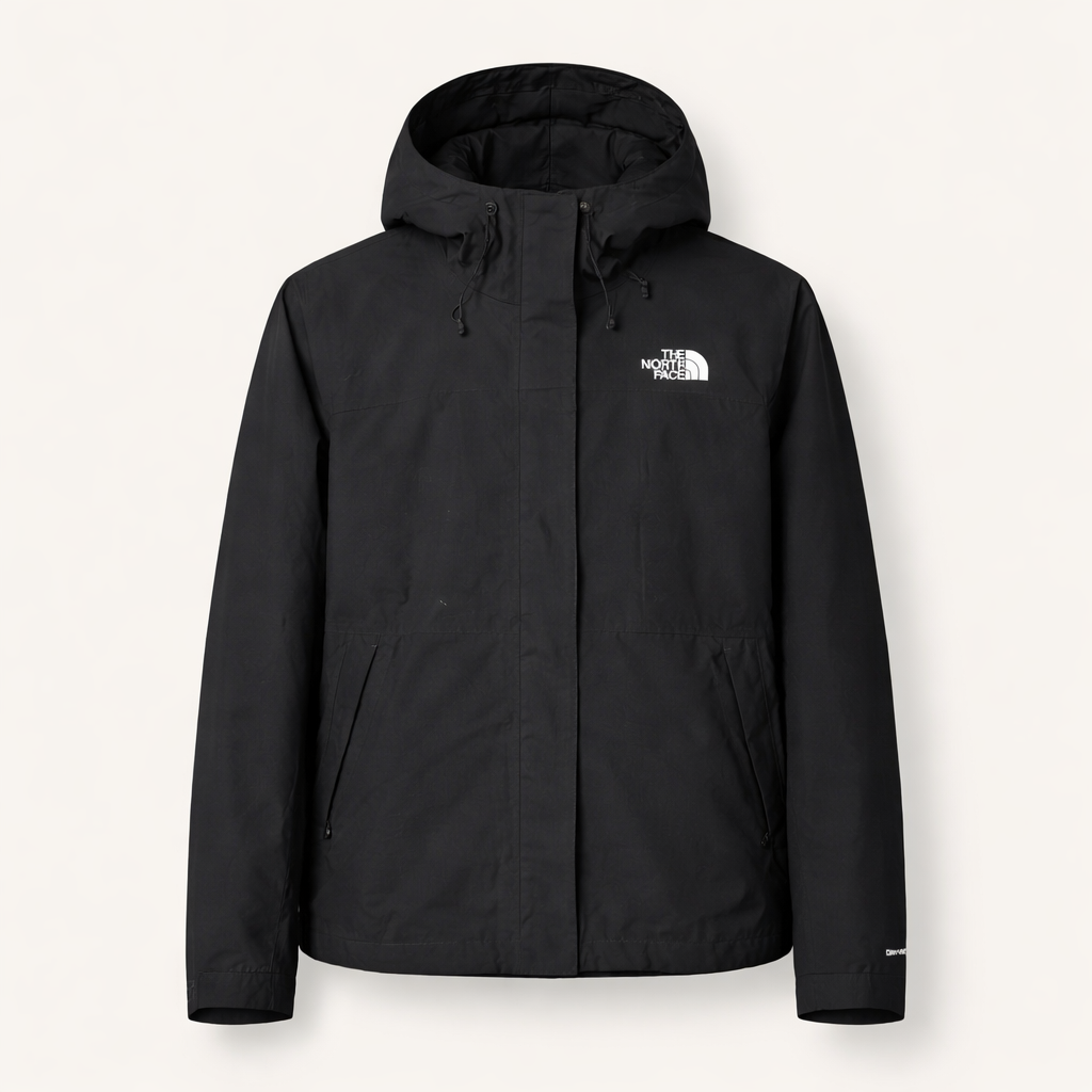 Pre-loved The North Face Black Waterproof Jacket Size L