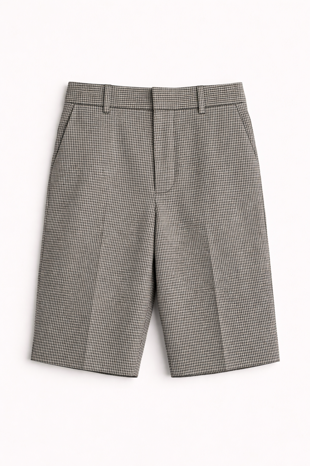 Pre-loved Topshop Checkered Tailored Shorts - 8