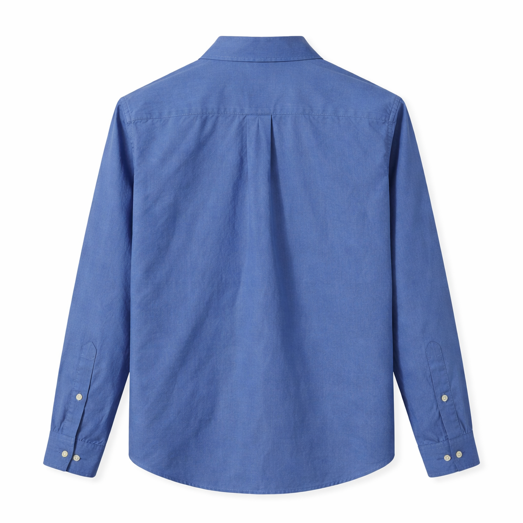 Pre-loved Moss Classic Blue Oxford Shirt - L