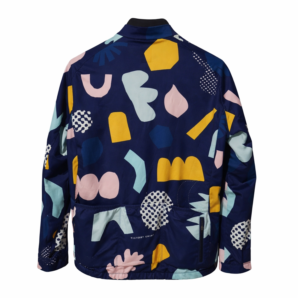 Pre-loved Victory Chimp Abstract Pattern Cyclist Top - XL