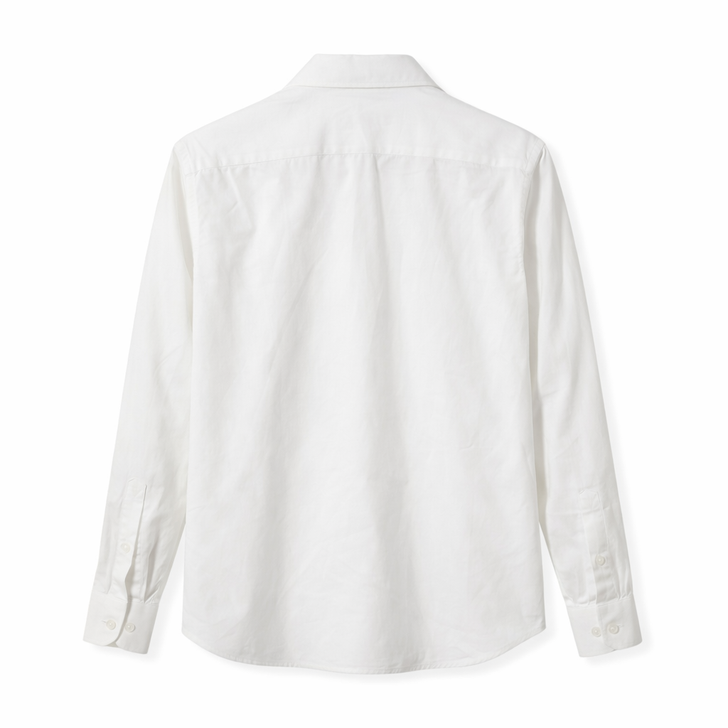 Pre-loved Luca Faloni Classic White Oxford Shirt - 40(15 3/4)